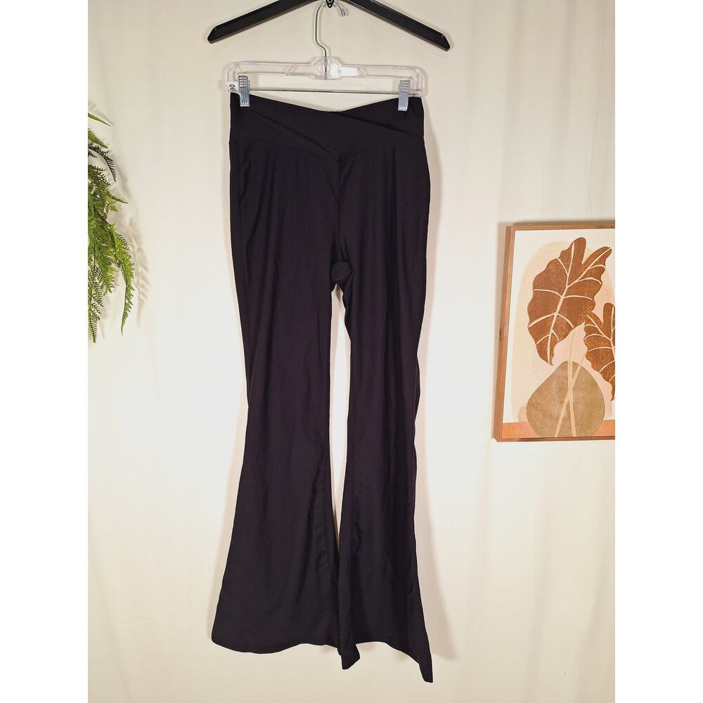 Halara Women's Black Business Causal Flaired Stretchy Dress Pants - Picture 1 of 4